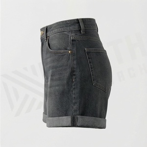 Shorts Vaqueros de Mezclilla para Mujer, Estilo Boyfriend, Color Personalizado, Cintura Media, Ecológicos, Casuales, Moda de Verano, Ropa Moderna Y2K - Product Image 3