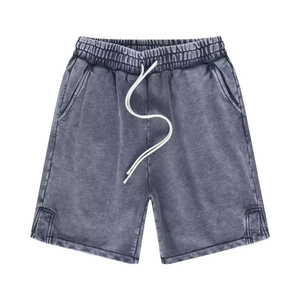 Shorts de algodón para hombre para conjuntos de verano informales, shorts de algodón para hombre con diseño de cintura flexible, shorts de algodón personalizados para hombre - Product Image 5