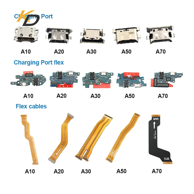 Phone Charging Flex Board Parts Ports Dock Connector Flex Cable Pin Mobile Phone Parts Replacement Flex Cable