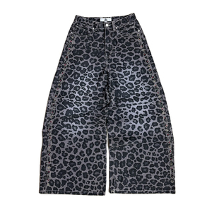 Pantalones vaqueros holgados de mezclilla para mujer, de cintura alta, estilo vintage, de pierna ancha, personalizados, de alta calidad, ¡los más vendidos! - Product Image 1