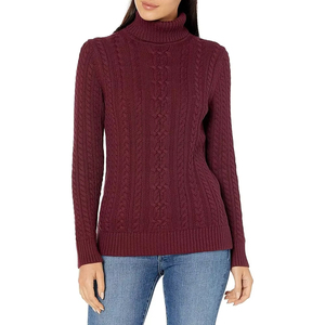 Top selling Crew Neck Winter Women's Lightweight Sweater High Quality Breathable <b>Wool</b> Cotton Classic Fit Front Logo Long <b>Shirts</b> - Product Image 1