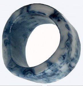 Elegant Modern Handmade <b>Epoxy</b> <b>Resin</b> Napkin Ring Eco-Friendly Waterproof Personalized 4PCS Tableware Dinnerware Set Best <b>Price</b> - Product Image 1