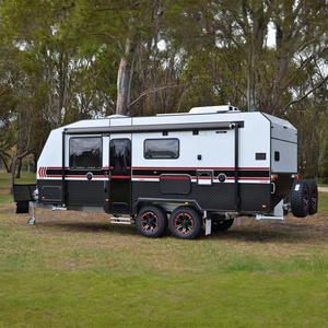 Extreme Triple Bunk 4x4 Camper Caravan Travel Trailer RV Mobile Home with <b>Kitchen</b> Bathroom Sleeping Space for Family Touring - Product Image 2