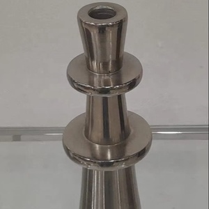 Bougeoir artisanal en fer et en aluminium de qualité supérieure décor d'événements de fête de mariage de Noël pour les festivités de Noël - Product Image 1