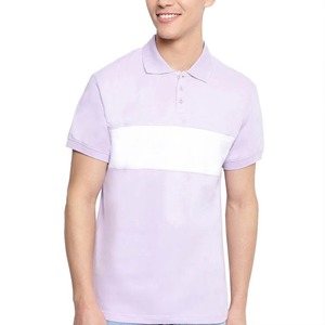 เสื้อโปโลสั่งทำขายส่ง สีพื้น พิมพ์โลโก้ด้านหน้า สำหรับเสื้อกอล์ฟ คุณภาพสูง มีสินค้าในสต็อก - Product Image 1