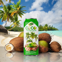 Bestverkochte 500ml Kokoswater (Meloen- en druivensmaak) 100% puur, zonder toegevoegde suikers, kant-en-klaar drankje Wana Beverage - Natuurlijk