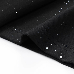 Nouveau T-shirt Noir Scintillant pour Homme 2026 – Tendance Streetwear Décontracté à Manches Courtes, Respirant et Mode pour le Quotidien - Product Image 4