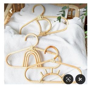 Vietnam Natural Rattan Hangers for Clothes Handmade Clothes Hanger for <b>Wardrobe</b> Display Closet Storage and Bathroom Towel Use - Product Image 4