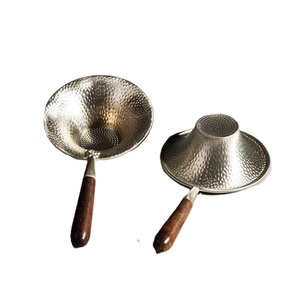 Infuseur à thé convertible en laiton avec poignée, finition polie brillante, fait main, pour thé en vrac, ustensile de cuisine, passoire à thé en promotion - Product Image 4