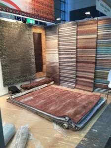 Hand Knotted <b>Rugs</b> or Carpets Handmade in India with <b>Abstract</b> Design for Hotel Use - Product Image 6