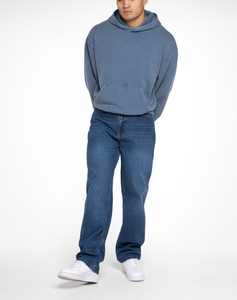Plus Size Streetwear Men's No String <b>Drop</b> Shoulder Hoodies Thick Oversized OEM Custom Logo Blank High Quality <b>Acid</b>/Stone Washed - Product Image 4