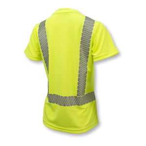 Camisetas Polo de Trabajo de Alta Visibilidad Clase 2 Personalizadas, con Cinta Reflectante Plateada FR, Poliéster, Tallas Grandes, Uniforme de Seguridad para Construcción de Carreteras - Product Image 2