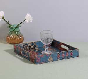 Bandeja de Servir Multifuncional Moderna de MDF, con Patrón Decorativo Impreso, Duradera, Ligera, Apta para Lavavajillas, Fácil de Limpiar, para Cocina y Hogar - Product Image 2