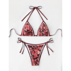 Ensemble de bikini sport respirant pour femme, nouvelle collection, ensemble 2 pièces soutien-gorge et culotte, maillots de bain et vêtements de plage en ligne, soldes sur les ensembles de bikini - Product Image 6