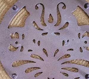 Trípode de Mesa Floral de Metal Pintado de Rosa, Placa Decorativa para Colgar en la Pared, Accesorios, Venta Directa de Fábrica al por Mayor, Exportador - Product Image 4