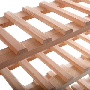 Porte-bouteilles à vin en bois, élégant organisateur de rangement pour bouteilles - Product Image 4