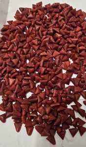 ปะการังแดงธรรมชาติจากอิตาลี รูปทรงสามเหลี่ยม ไม่ขัดเงา คุณภาพดีกว่า สำหรับทำเครื่องประดับ - Product Image 2