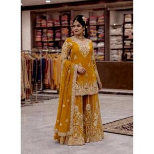 ENHANCE THE BEAUTY OF YOUR WARDROBE WITH THIS NEWLY LAUNCHED <b>KURTI</b> FLARED PLAZZO SET - Product Image 1