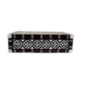 Boîte à bijoux en bois avec incrustation de motifs floraux, faite à la main, pour la table de maquillage, décoration de la maison, aux prix les plus bas - Product Image 5