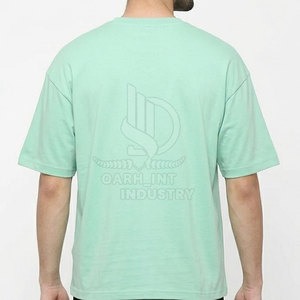 Camiseta Oversize Informal de Uso Diario, 100% Algodón, Ligera, Cómoda, Duradera, con Diseño Frontal Liso - Product Image 6