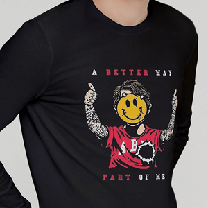 T-shirts pour hommes à manches longues, chemises de baseball et t-shirts décontractés pour hommes avec différents styles et impression personnalisée - Product Image 4