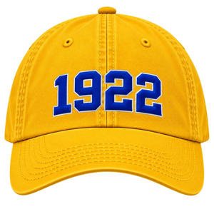 หมวกแก๊ปปักลายตัวอักษรกรีก Sigma Gamma Rho สำหรับผู้หญิง ปรับขนาดได้ ผ้าฝ้าย สวมใส่สบาย เหมาะสำหรับกีฬา ขายส่ง - Product Image 1
