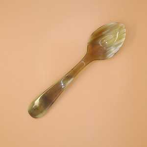 <b>Table</b> <b>Top</b> Horn Spoon Wholesale Supplier From India Handmade Buffalo/OX Horn Spoon Manufacturer - Product Image 1