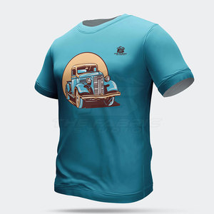 Camisetas DTF de Poliéster/Algodón Premium de Diseño Personalizado - Secado Rápido, Ecológicas, Transpirables, Cómodas para Uso Diario, Directo de Fábrica - Product Image 3