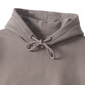Sweat-shirt à capuche surdimensionné pour homme en molleton épais avec poche kangourou, poignets côtelés, en polyester/coton, poids du tissu 320g - Product Image 6