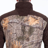 Veste de chasse et de pêche personnalisée de haute qualité, imprimée, coupe-vent, respirante, imperméable et isolée pour l'automne et l'hiver