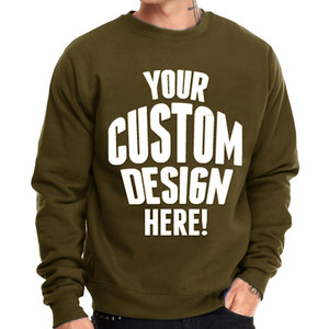 เสื้อสเวตเชิ้ตคอกลมผู้ชายไซส์ใหญ่ ผ้าฟลีซพรีเมียม รับผลิตแบบ OEM ODM - Product Image 4