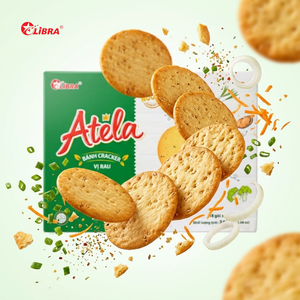 Sampling & ODM Services| Clean Ingredients – No Artificial Additives Vegetable Crackers Crispy Onion <b>Biscuits</b> 342g - Product Image 1