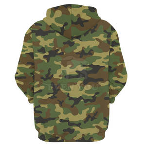 Sudadera con Capucha Moderna con Estampado de Camuflaje, Estilo Urbano, para Adolescentes, Unisex, Uso Diario - Product Image 2
