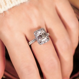 High on Demand Hip Hop Diamond Ring for Women Luxury <b>Statement</b> Jewelry for Daily Wear Available At Competitive Price - Product Image 3