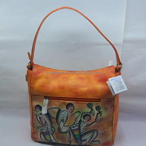 2024 Sac fourre-tout en cuir véritable de luxe personnalisé de créateur de mode sac à main en cuir et sacs à main pour femmes avec impression personnalisée - Product Image 6