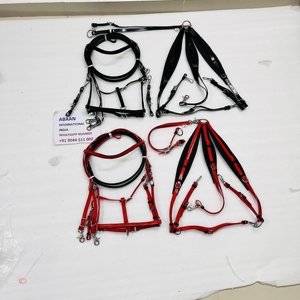 Bridon d'endurance avec plastron, rembourrage importé, quincaillerie en acier inoxydable, équipement d'équitation réglable - Product Image 5