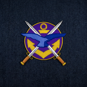 Insignia de Fieltro No Tejido con Lentejuelas Bordadas Personalizadas, Ecológica, de Estilo Clásico, con Emblema de Escudo Familiar - Product Image 4