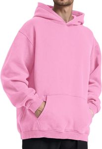 Embroidery Heavyweight <b>large</b> size French Terry <b>hoodie</b> - Product Image 6