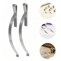 Clip de tension industriel à ressort en acier inoxydable 301 pour moustiquaire, supports de canal en aluminium
