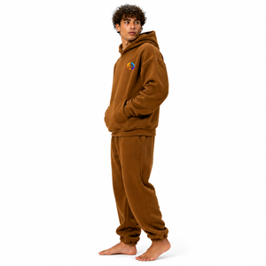 Traje de lana extragrande para hombre, hecho de material de lana cálido, cómodo, de ajuste holgado, tacto suave y calor acogedor para uso casual. - Product Image 4