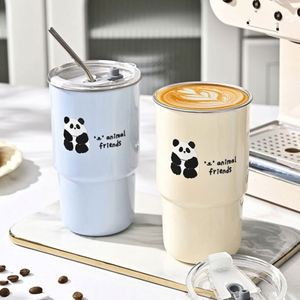 600ml 304 Stainless Steel Cup <b>Office</b> Water Cup Student Cartoon Direct-Drink Cup Mug <b>Gift</b> - Product Image 2