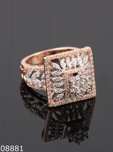 Anillo de Compromiso D'VINS JEWELS en Oro Rosa con Diamante de Corte Brillante Redondo, Diamantes Cultivados, Estilo Clásico para Mujer, Certificado IGI - Product Image 4