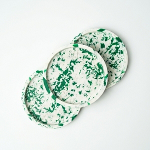 Recycled <b>Plastic</b> Eco Friendly Sustainable Durable Portable Afternoon <b>Tea</b> Coaster Reusable Dishwasher Safe Modern Luxury Design - Product Image 5
