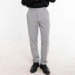 Pantalones de Vestir para Hombre, Corte Recto, Color Negro, Cintura Media, Cierre de Botones, Antiarrugas, Estilo Formal, Temporada de Otoño, Diseño Personalizado ODM - Product Image 4