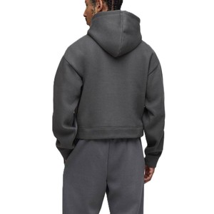 Sweat à capuche zippé en molleton épais pour homme, coupe oversize, style streetwear, OEM, marque privée, vente en gros, faible MOQ - Product Image 3