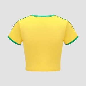 Eco-Friendly Women's Y2K Baby Tee Crop <b>Top</b> Graphic Tee Vintage 90s Streetwear Summer Breathable - Product Image 2