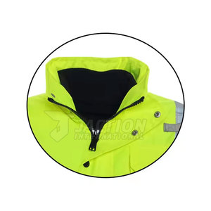 Veste de sécurité légère à fermeture éclair en nylon et polyester, vente en gros à bas prix - Product Image 4