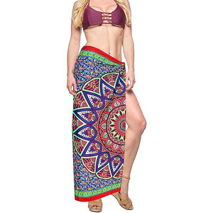 Wholesale Price One Piece Beach <b>Sarong</b> Cover up For Women's OEM Design Customized Printed Women Printed Beach <b>Sarong</b> - Product Image 5