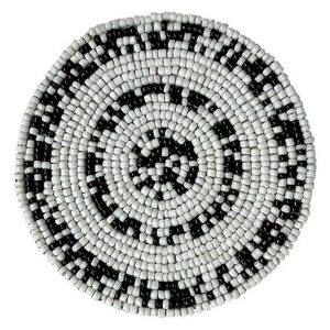 Elegant <b>Beaded</b> <b>Coaster</b> Set Decorative Handmade Table Mats for Dining And Parties At Cheap Price - Product Image 1