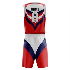 Ensemble de maillots et shorts de basket-ball personnalisés, fabricant d'uniformes d'équipe de basket-ball en gros, usine de vêtements de sport OEM - Product Image 6